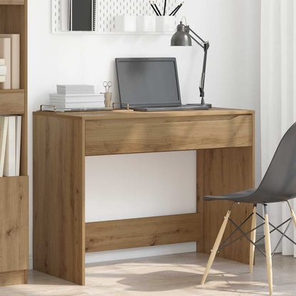 Desk with Drawer Artisan Oak Engineered Wood 100 x 50 x 78 cm