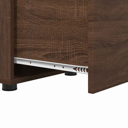 Bathroom Cabinet Brown Oak 40.5 x 40 x 44 cm Engineered Wood
