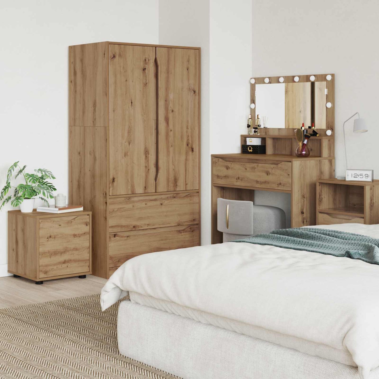 Bathroom Cabinet 40.5 x 40 x 44 cm Engineered Wood Artisan Oak