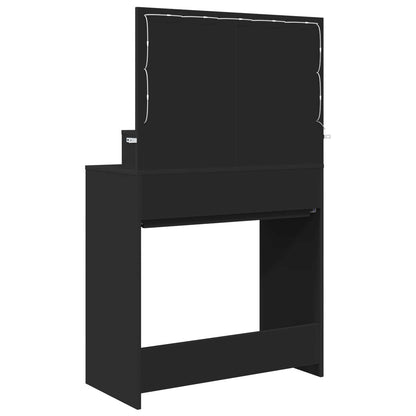 Bedroom Dressing Tables Black 80 x 39.6 x 135 cm