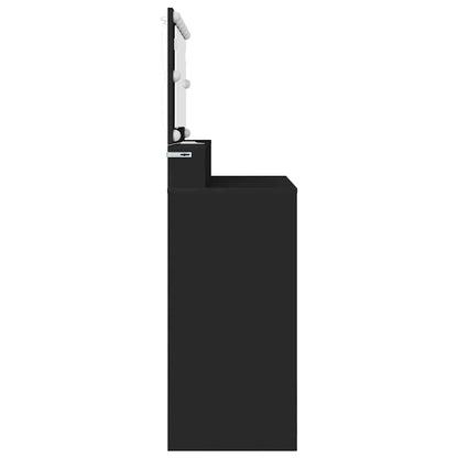 Bedroom Dressing Tables with Drawer Black 80 x 39.6 x 135 cm