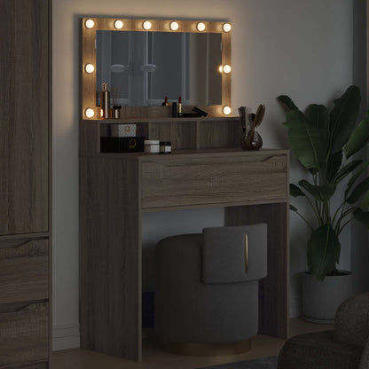 Bedroom Dressing Tables Sonoma Oak 80 x 39.6 x 135 cm