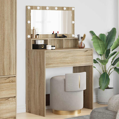 Bedroom Dressing Tables Sonoma Oak 80 x 39.6 x 135 cm
