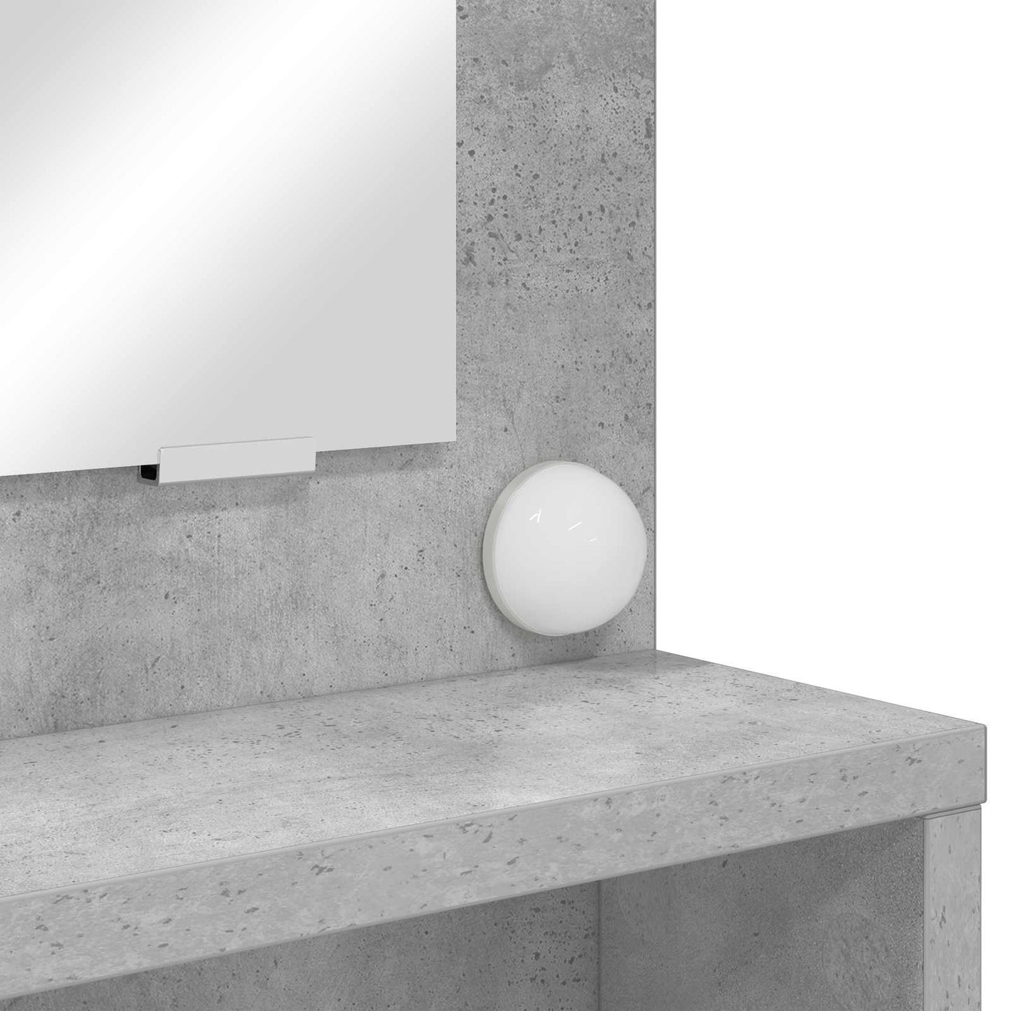 Bedroom Dressing Tables Concrete Grey 80 x 39.6 x 135 cm