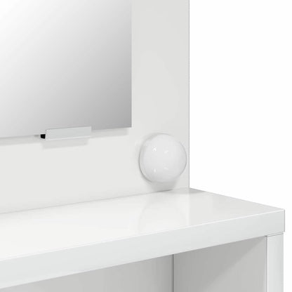 Bedroom Dressing Tables High Gloss White 80 x 39.6 x 135 cm