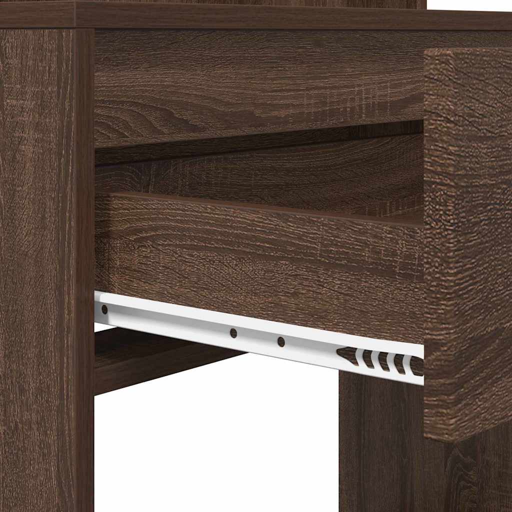Bedroom Dressing Tables Brown Oak 80 x 39.6 x 135 cm