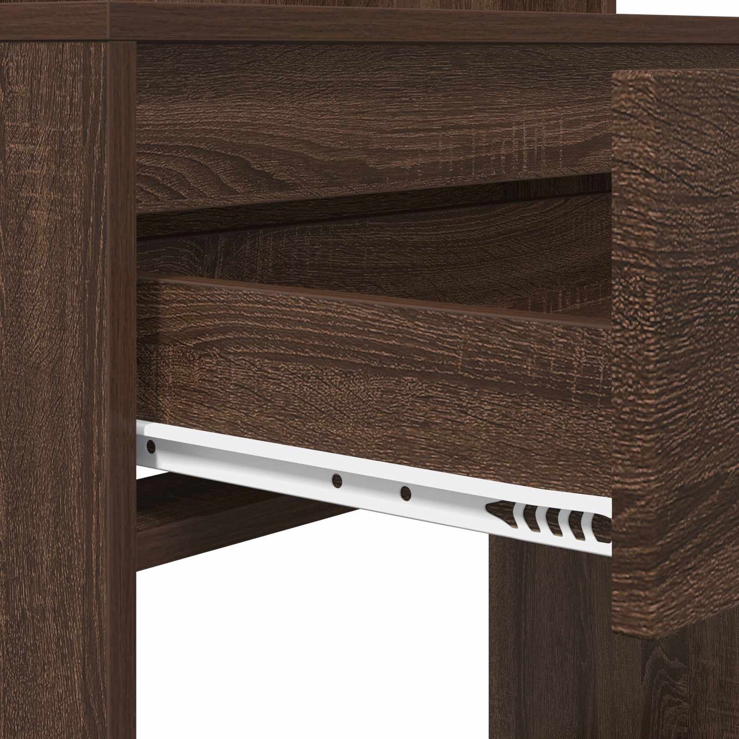Bedroom Dressing Tables Brown Oak 80 x 39.6 x 135 cm