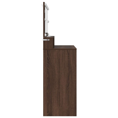 Bedroom Dressing Tables Brown Oak 80 x 39.6 x 135 cm