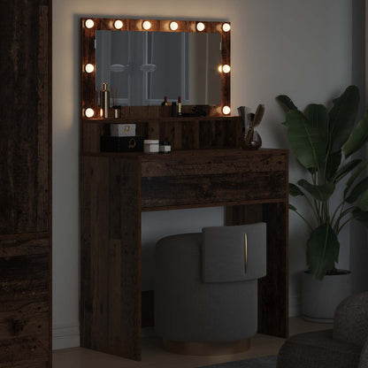 Bedroom Dressing Tables Old Wood 80 x 39.6 x 135 cm