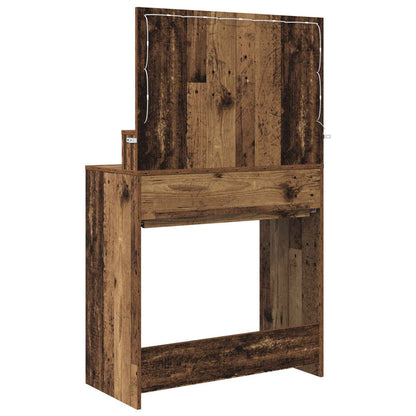 Bedroom Dressing Tables Old Wood 80 x 39.6 x 135 cm