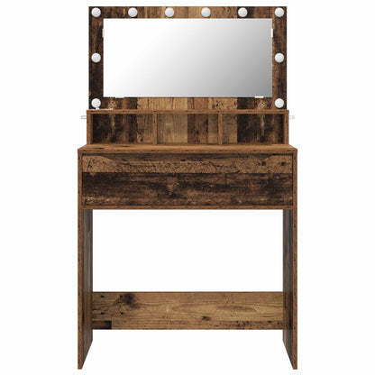 Bedroom Dressing Tables Old Wood 80 x 39.6 x 135 cm