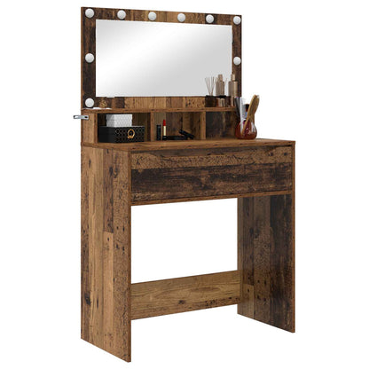 Bedroom Dressing Tables Old Wood 80 x 39.6 x 135 cm