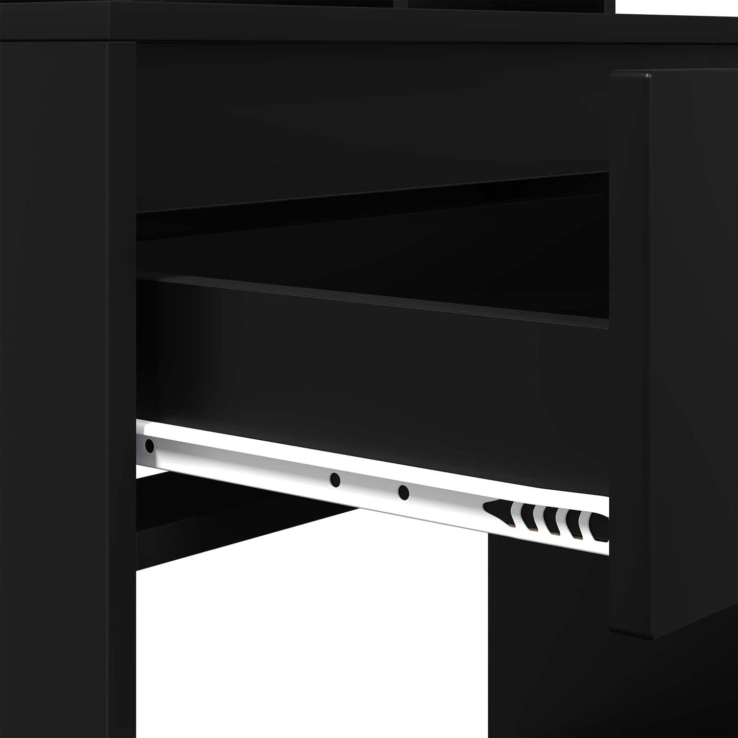 Bedroom Dressing Tables Black 80 x 39.6 x 135 cm