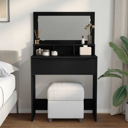 Bedroom Dressing Tables Black 80 x 39.6 x 135 cm