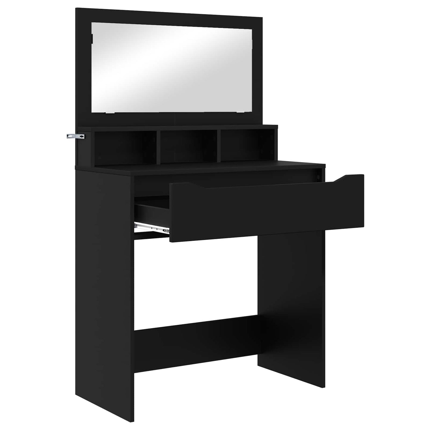 Bedroom Dressing Tables Black 80 x 39.6 x 135 cm