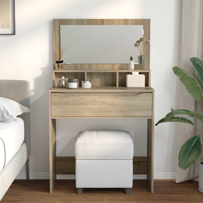 Bedroom Dressing Tables Sonoma Oak 80 x 39.6 x 135 cm