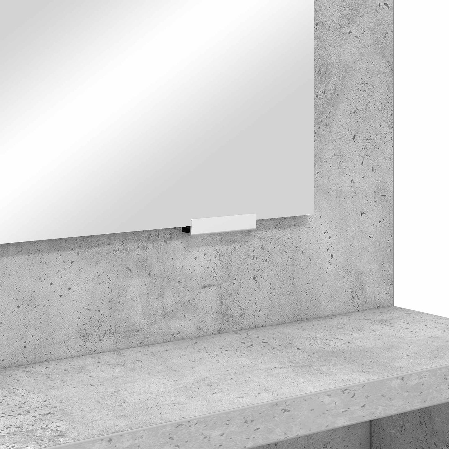 Bedroom Dressing Tables Concrete Grey 80 x 39.6 x 135 cm