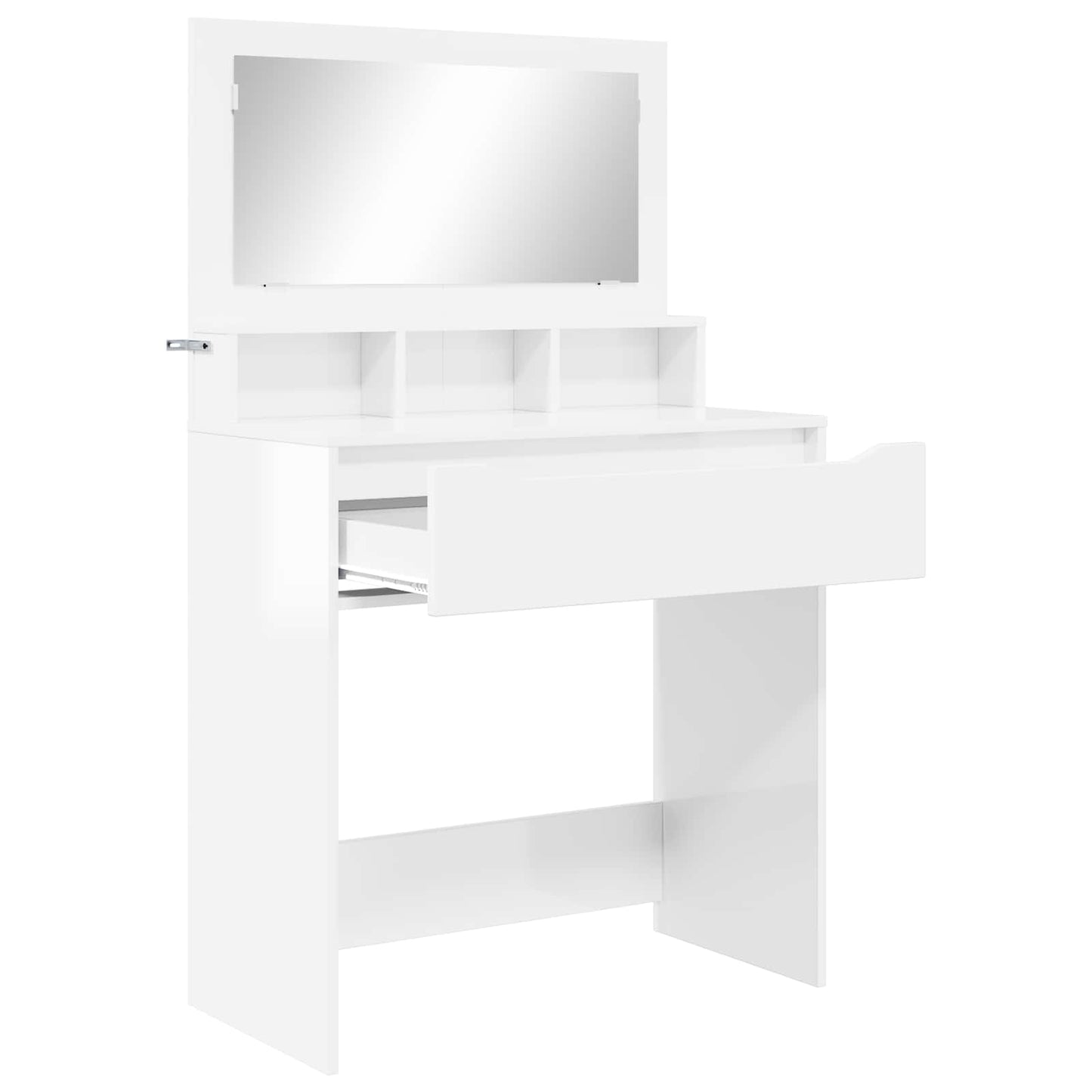 Bedroom Dressing Tables High Gloss White 80 x 39.6 x 135 cm