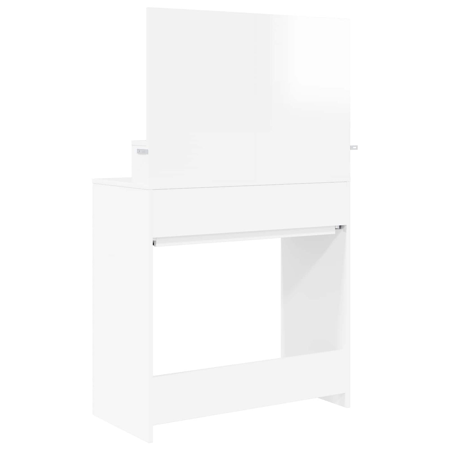 Bedroom Dressing Tables High Gloss White 80 x 39.6 x 135 cm