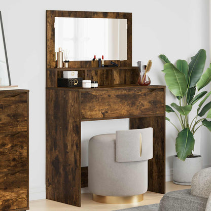 Bedroom Dressing Tables Smoked Oak 80 x 39.6 x 135 cm