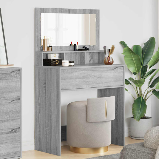 Bedroom Dressing Tables Grey Sonoma 80 x 39.6 x 135 cm