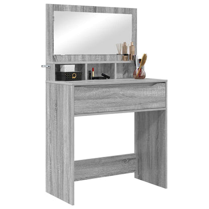 Bedroom Dressing Tables Grey Sonoma 80 x 39.6 x 135 cm