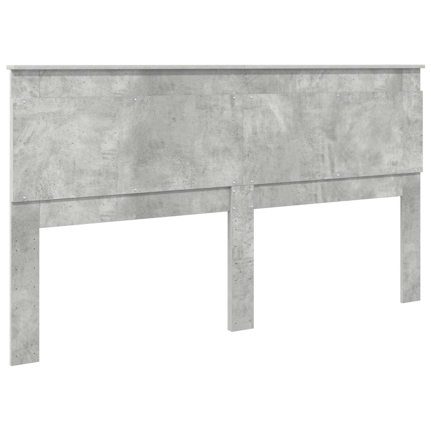 Headboard with Headboard Concrete Grey 200 cm Engineered Wood