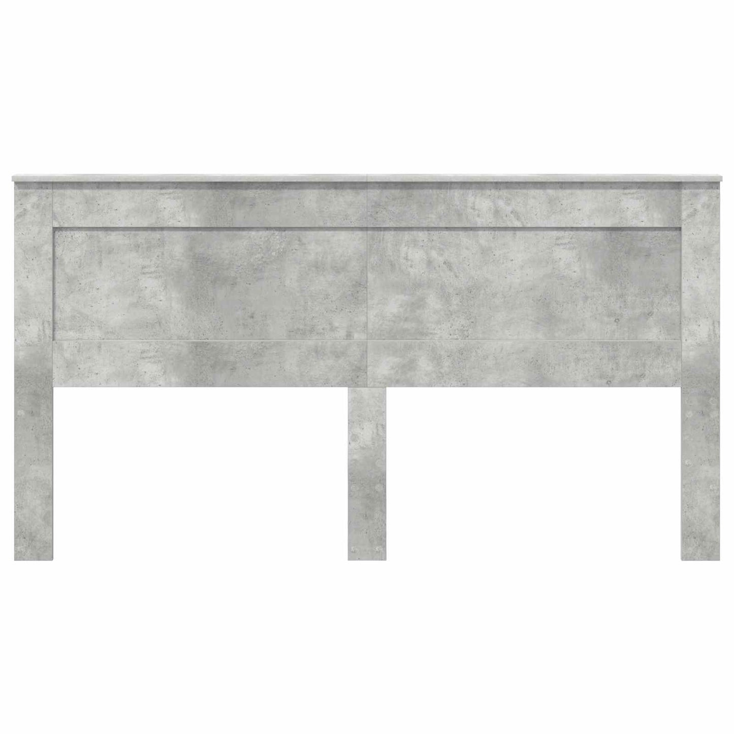 Headboard with Headboard Concrete Grey 200 cm Engineered Wood