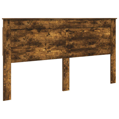 Headboard with Headboard Smoked Oak 200 cm Engineered Wood