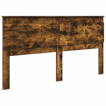 Headboard with Headboard Smoked Oak 200 cm Engineered Wood