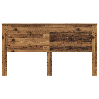Headboard with Headboard Old Wood 200 cm Engineered Wood