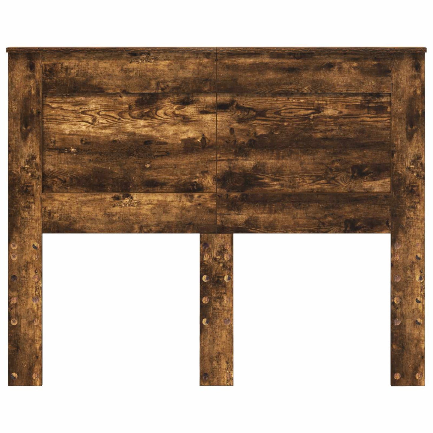 Headboard with Headboard Smoked Oak 135 cm Engineered Wood