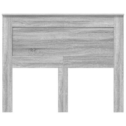 Headboard with Headboard Grey Sonoma 135 cm Engineered Wood