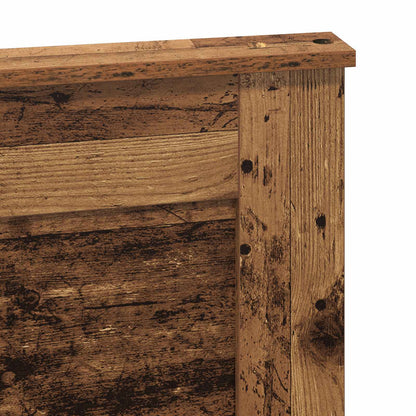 Headboard with Headboard Old Wood 135 cm Engineered Wood