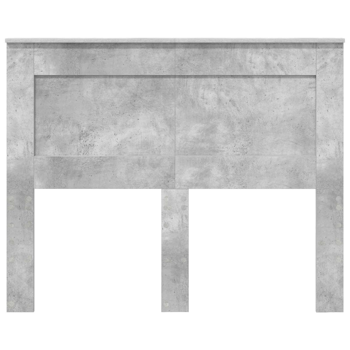 Headboard with Headboard Concrete Grey 120 cm Engineered Wood