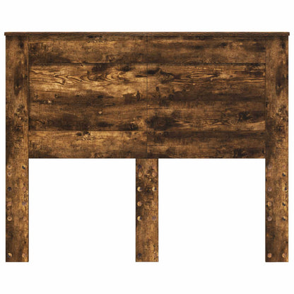 Headboard with Headboard Smoked Oak 120 cm Engineered Wood