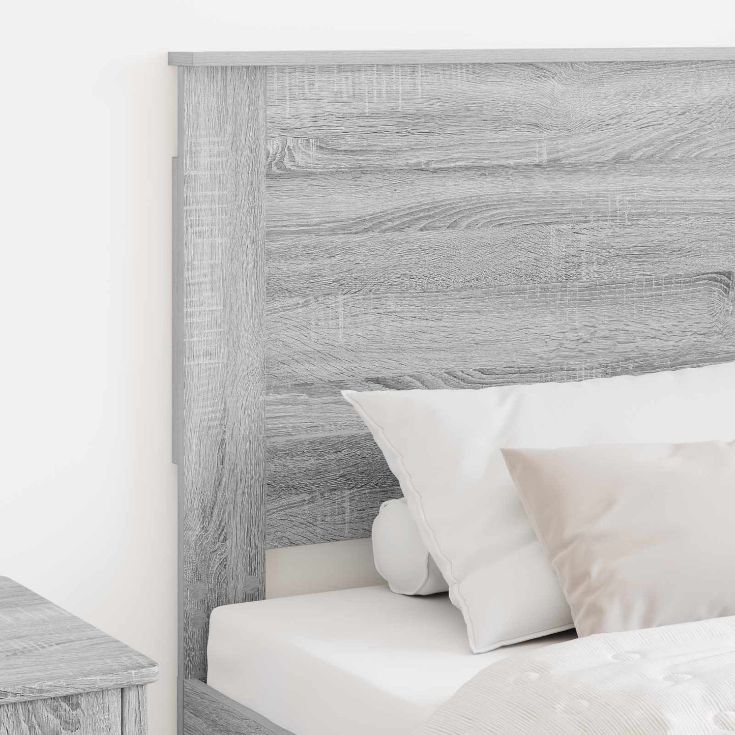 Headboard with Headboard Grey Sonoma 100 cm Engineered Wood