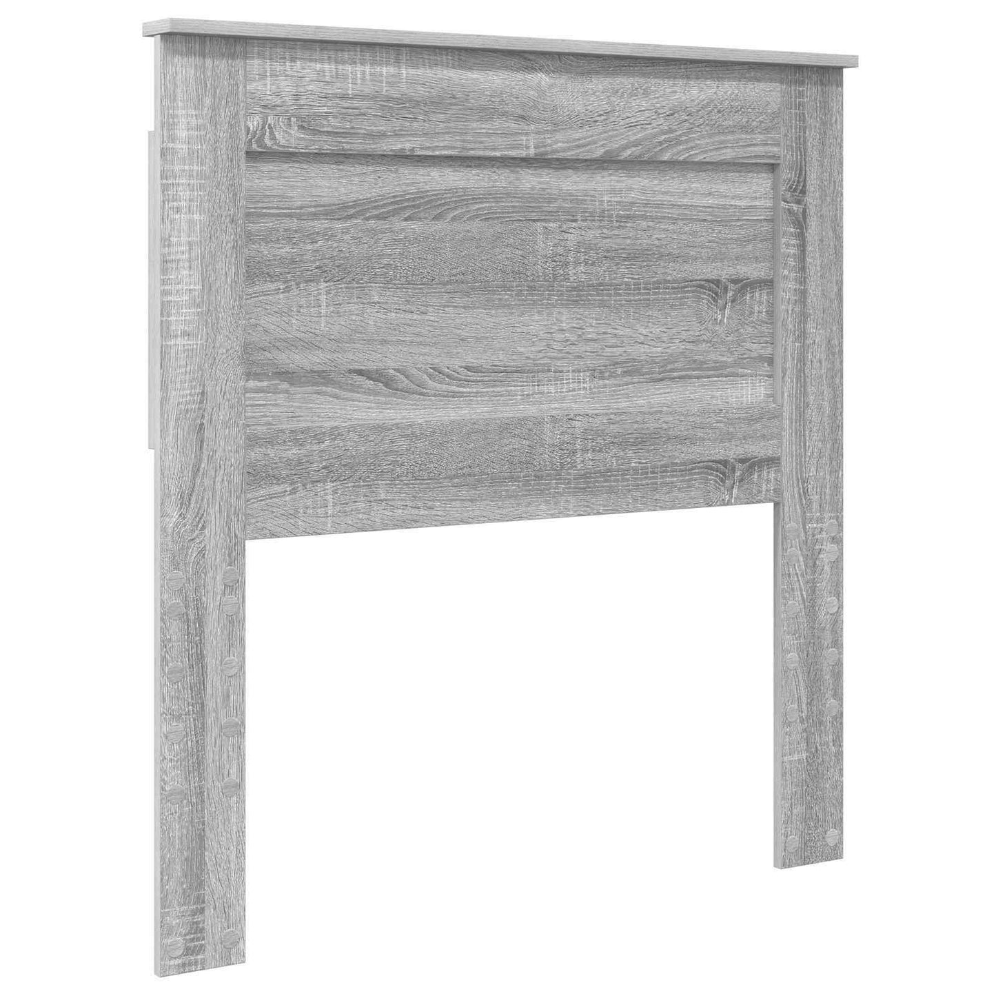 Headboard with Headboard Grey Sonoma 100 cm Engineered Wood