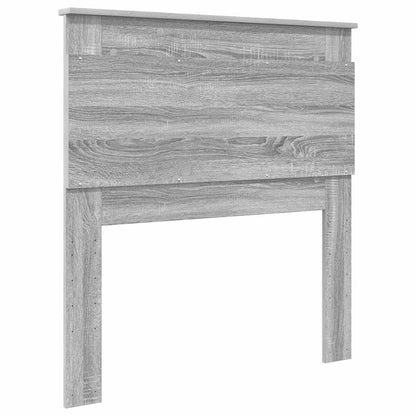 Headboard with Headboard Grey Sonoma 100 cm Engineered Wood