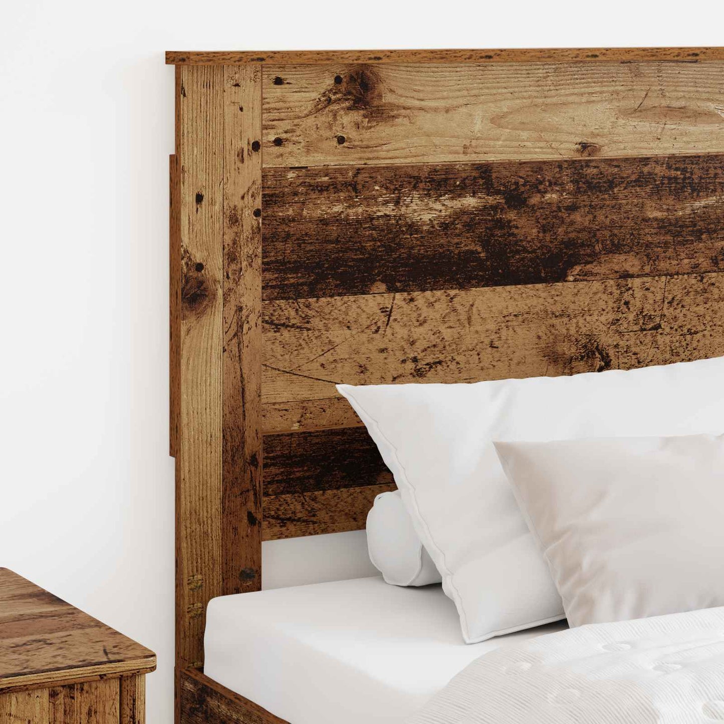 Headboard with Headboard Old Wood 100 cm Engineered Wood