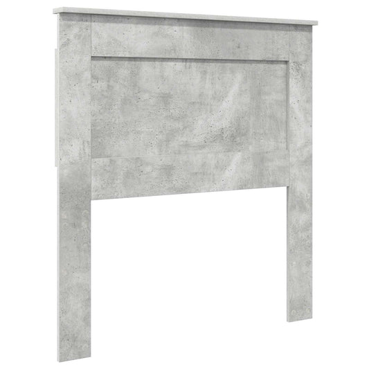 Headboard Concrete Grey Engineered Wood