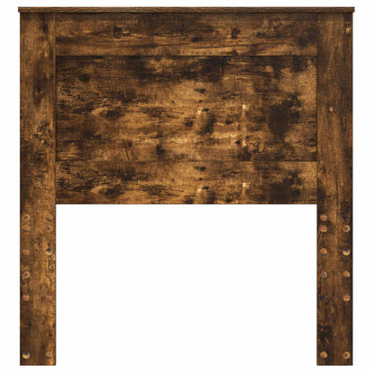 Headboard with Headboard Smoked Oak 90 cm Engineered Wood