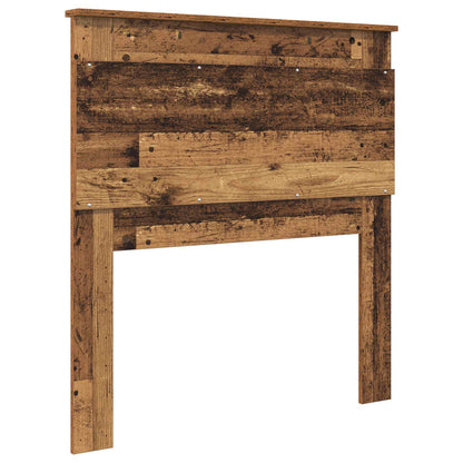 Headboard with Headboard Old Wood 90 cm Engineered Wood