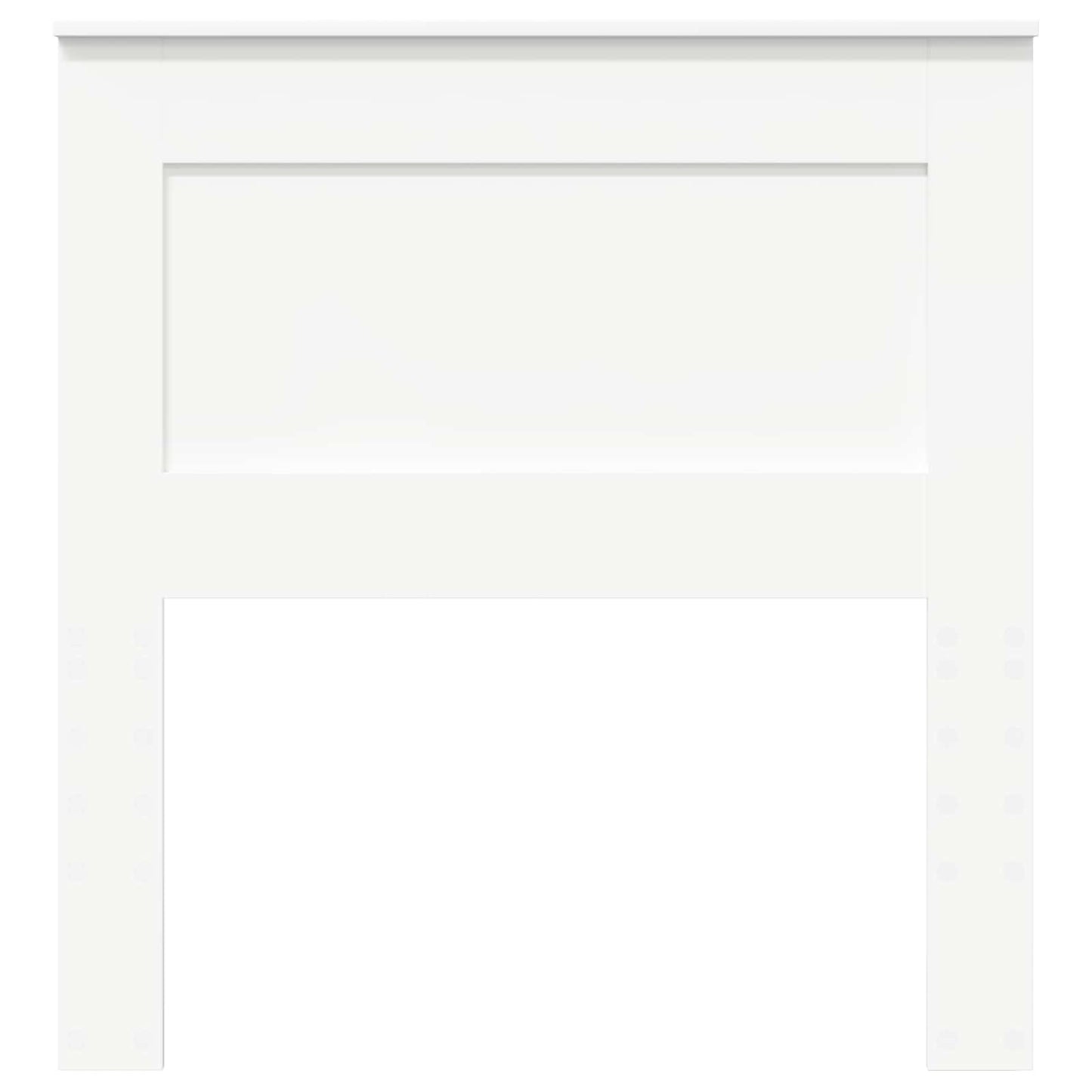 Headboard with Headboard White 80 cm Engineered Wood