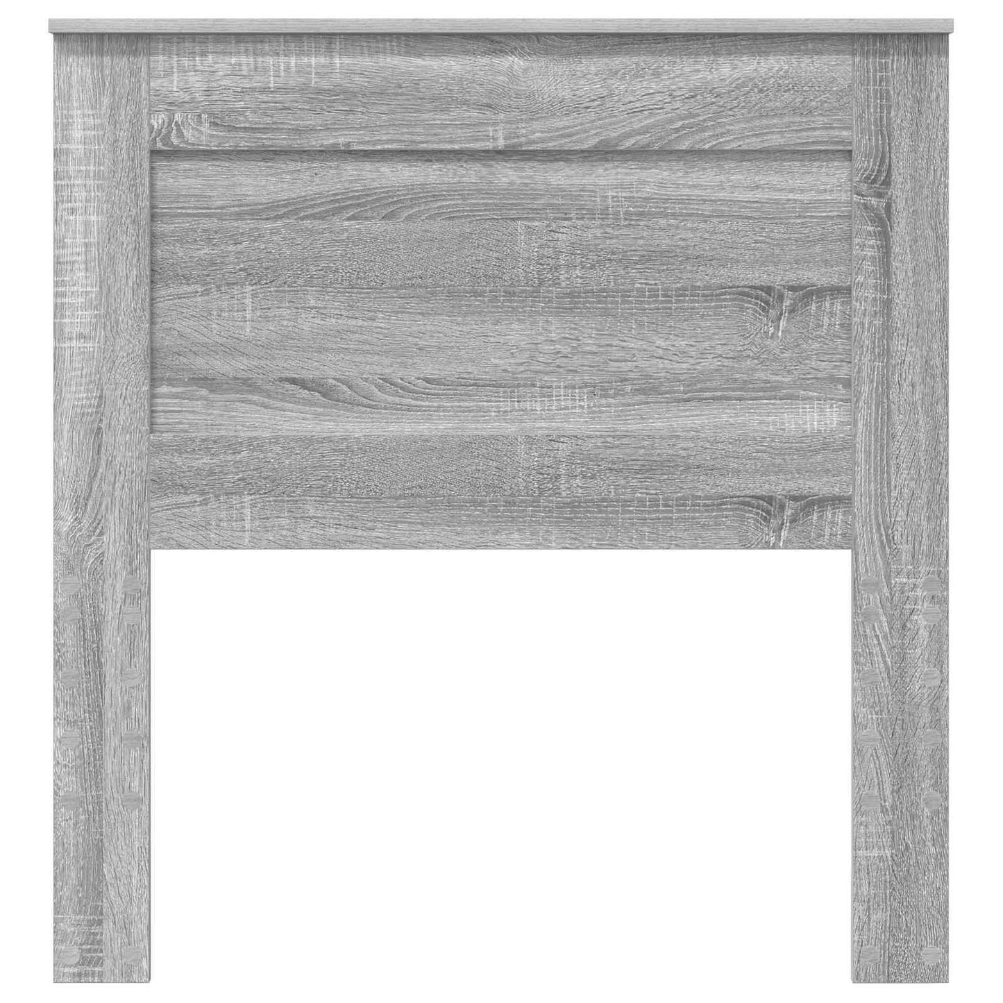 Headboard with Headboard Grey Sonoma 80 cm Engineered Wood