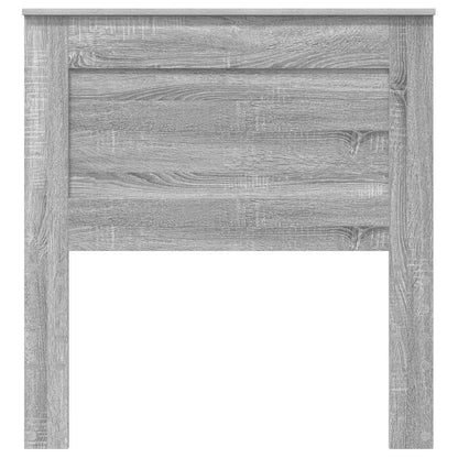 Headboard with Headboard Grey Sonoma 80 cm Engineered Wood