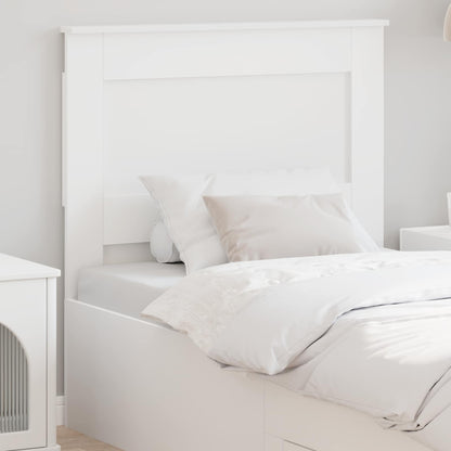 Headboard with Headboard White 75 cm Engineered Wood