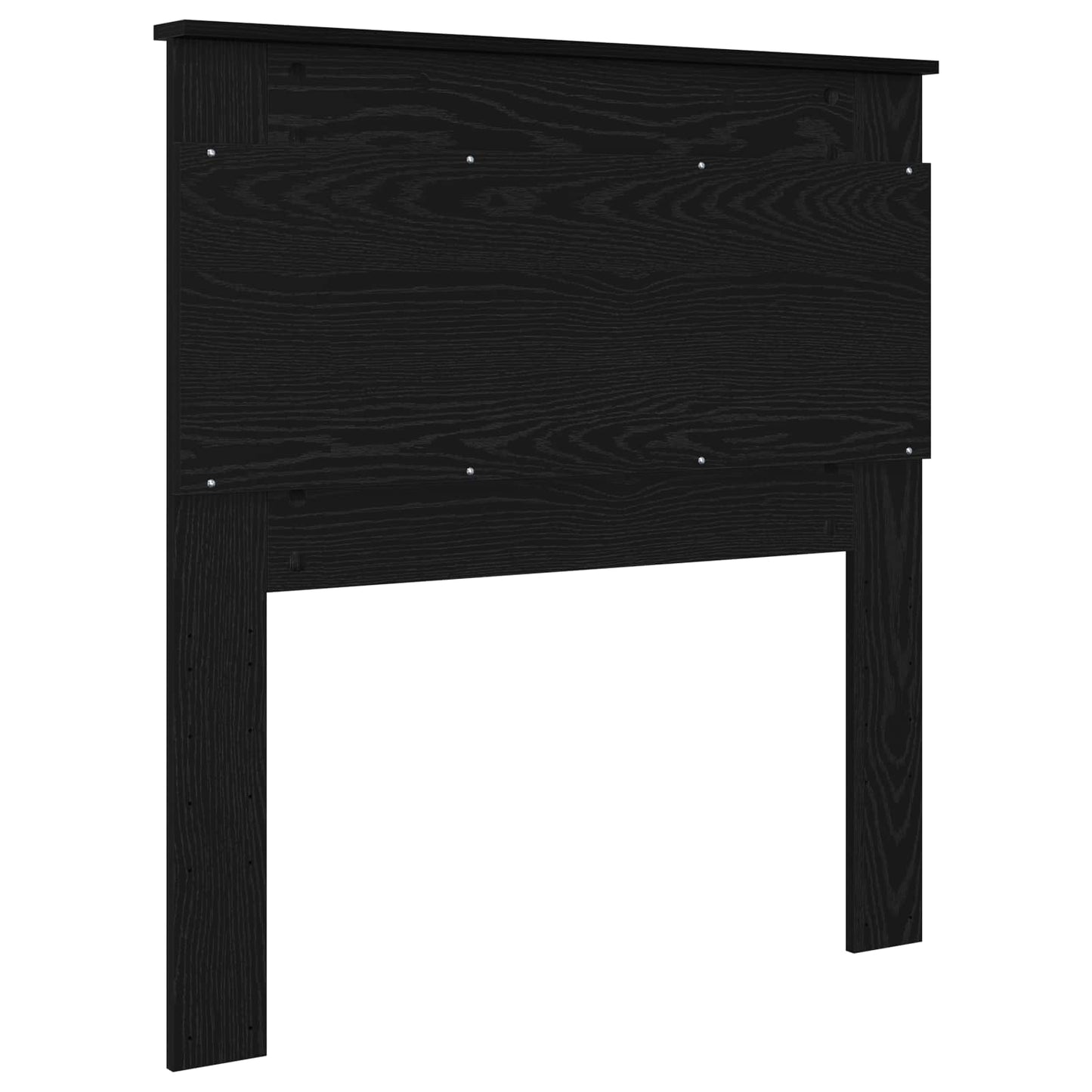 Headboard with Headboard Black Oak 75 cm Engineered Wood