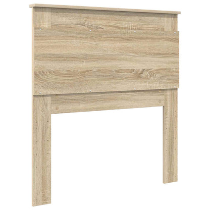 Headboard with Headboard Sonoma Oak 75 cm Engineered Wood
