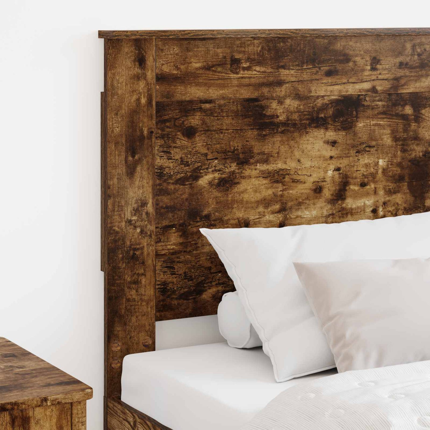 Headboard with Headboard Smoked Oak 75 cm Engineered Wood